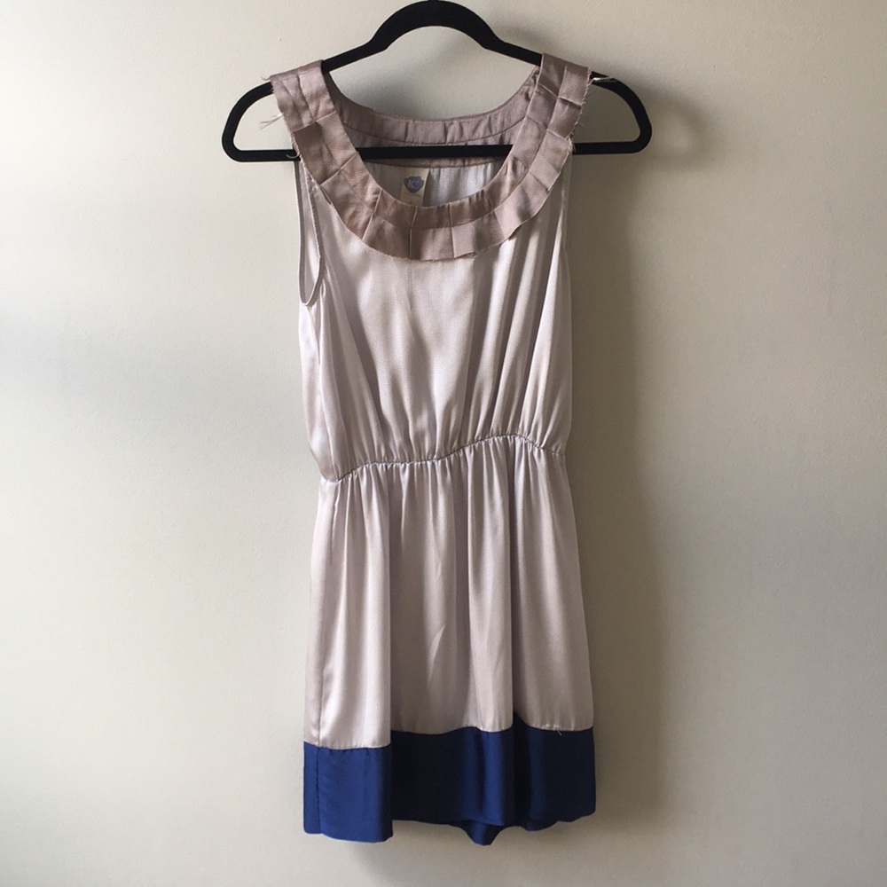 Silver blue dress